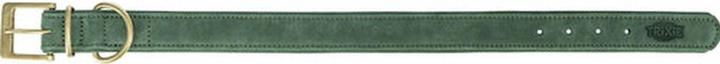 Actual product image Trixie Pure collar, leather, L: 47–54 cm/40 mm, sage (L, Dog)