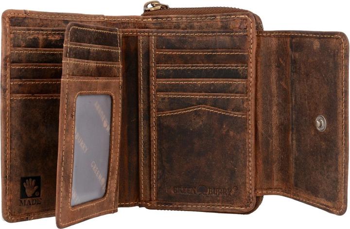Actual product image Greenburry Wallet Vintage 1670 zip combination wallet