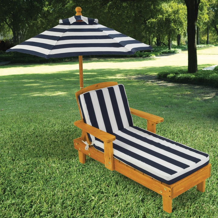 Produktbild KidKraft Liegestuhl mit Sonnenschirm