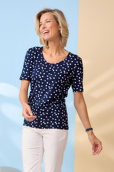 Produktbild Anna Larssen Tupfenshirt Damen (40)