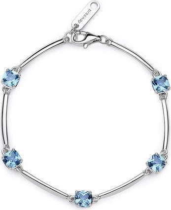 Actual product image Brosway Fancy Cloud Light Blue Cubic Zirconia Silver Bracelet FCL05