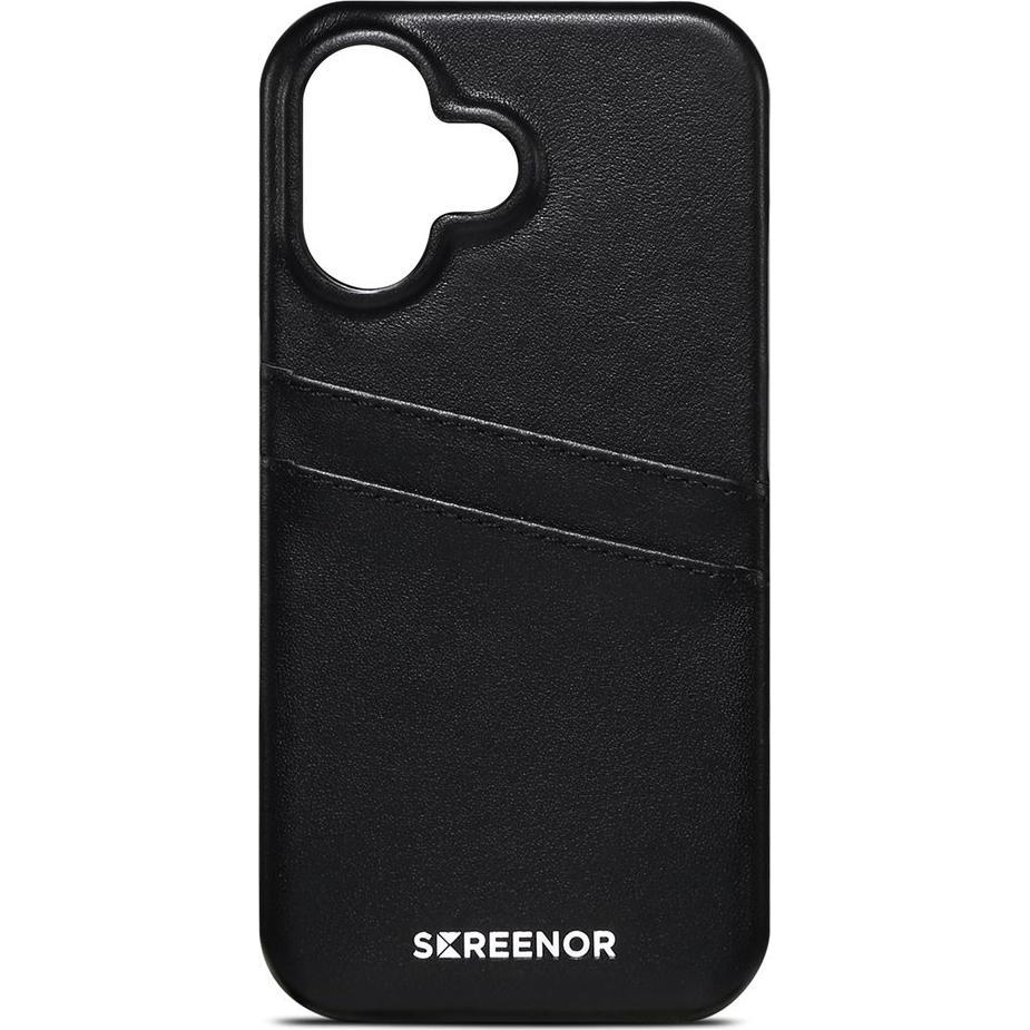Screenor LUMO iPHONE 16 BLACK (Apple iPhone 16), Smartphone Hülle, Schwarz
