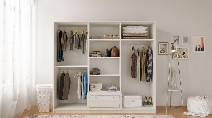 Image du produit Homitis Vistare Mirror Wardrobe (210 x 52 x 180 cm)