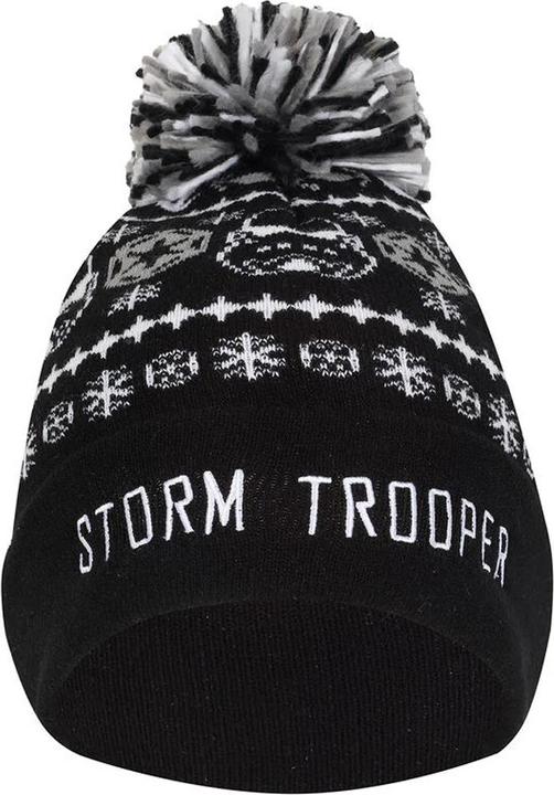 Actual product image Star Wars Unisex Adult Storm Trooper Pom Pom Beanie