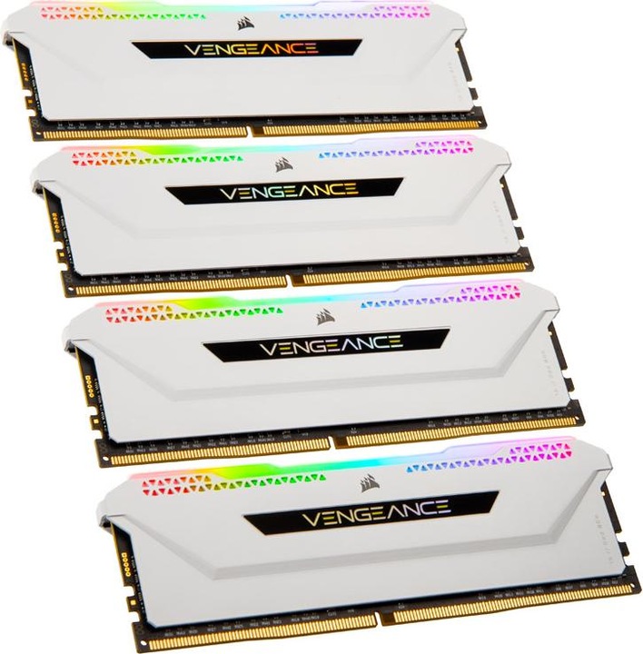 Productafbeelding Corsair Vengeance RGB Pro SL (4 x 8GB, 3200 MHz, DDR4 RAM, DIMM 288 pin)