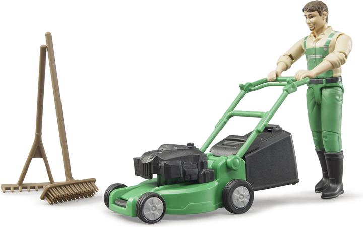 Produktbild Bruder Gärtner mit Rasenmäher und Gartengeräten