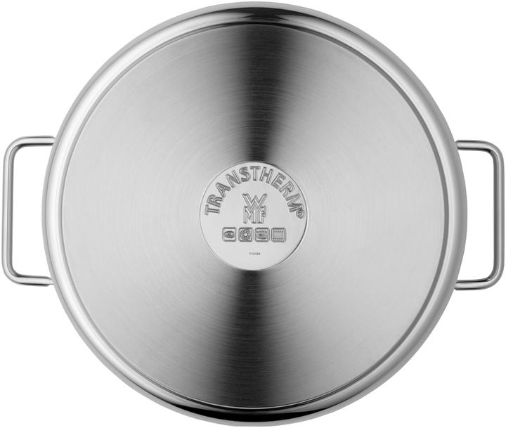 Produktbild WMF Spaghettitopf Pastatopf Nudeltopf Induktion Sieb 7,0l Edelstahl poliert (24 cm, Kochtopf, Edelstahl)