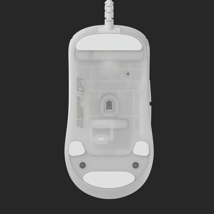 Actual product image Endgame Gear OP1 RGB Gaming Mouse - White Frost (Cable)