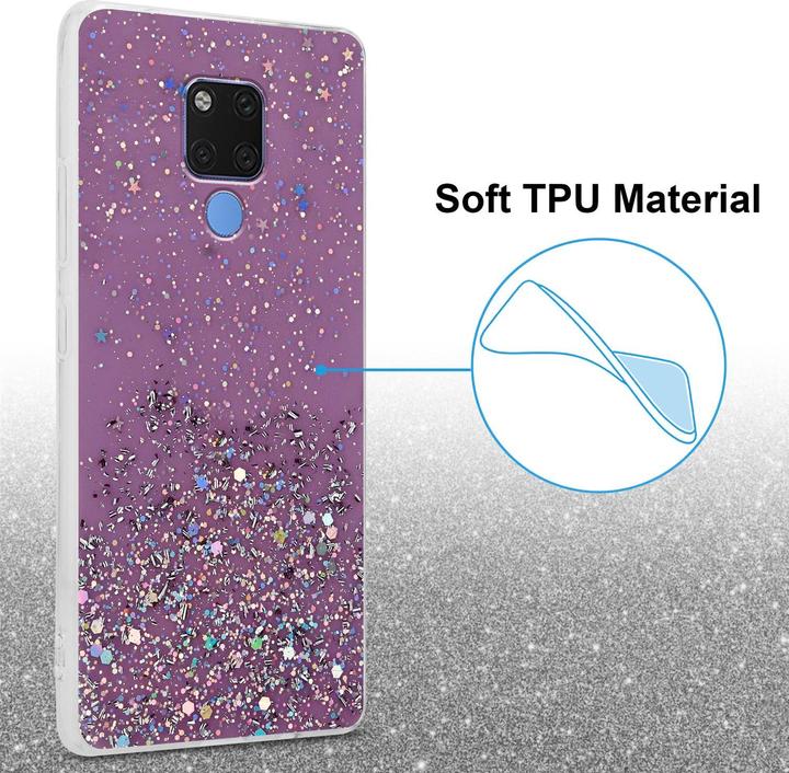 Actual product image Cadorabo TPU cover sparkling glitter (Mate 20)