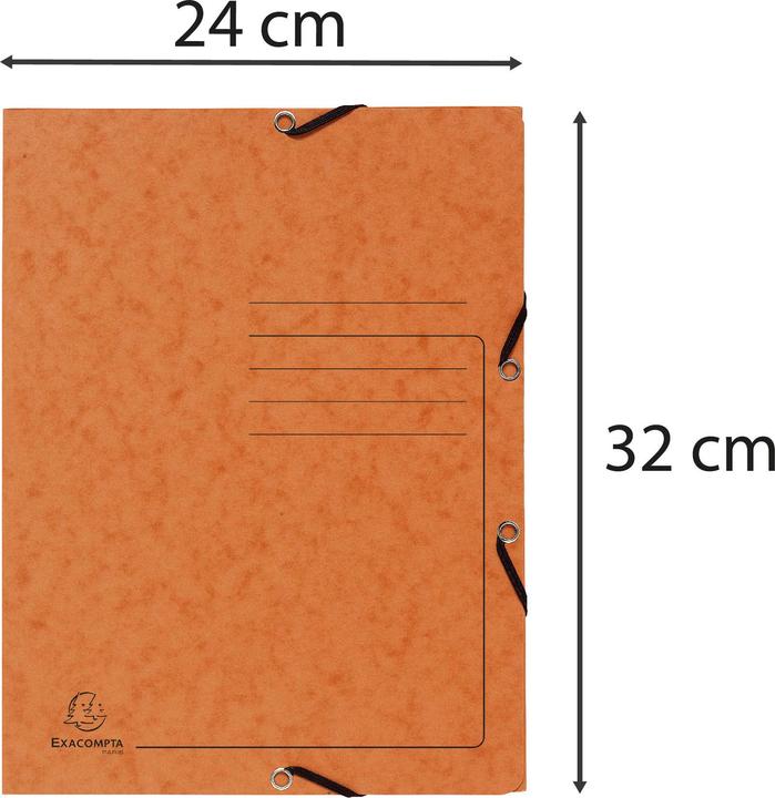 Produktbild Exacompta Sammelmappe mit Gummizug (A4, 25x)