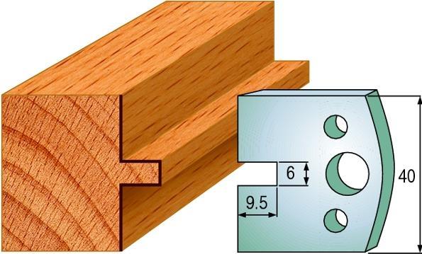 Image du produit CMT 690.017 Profilmesserpaar Höhe 40 mm Nummer 17