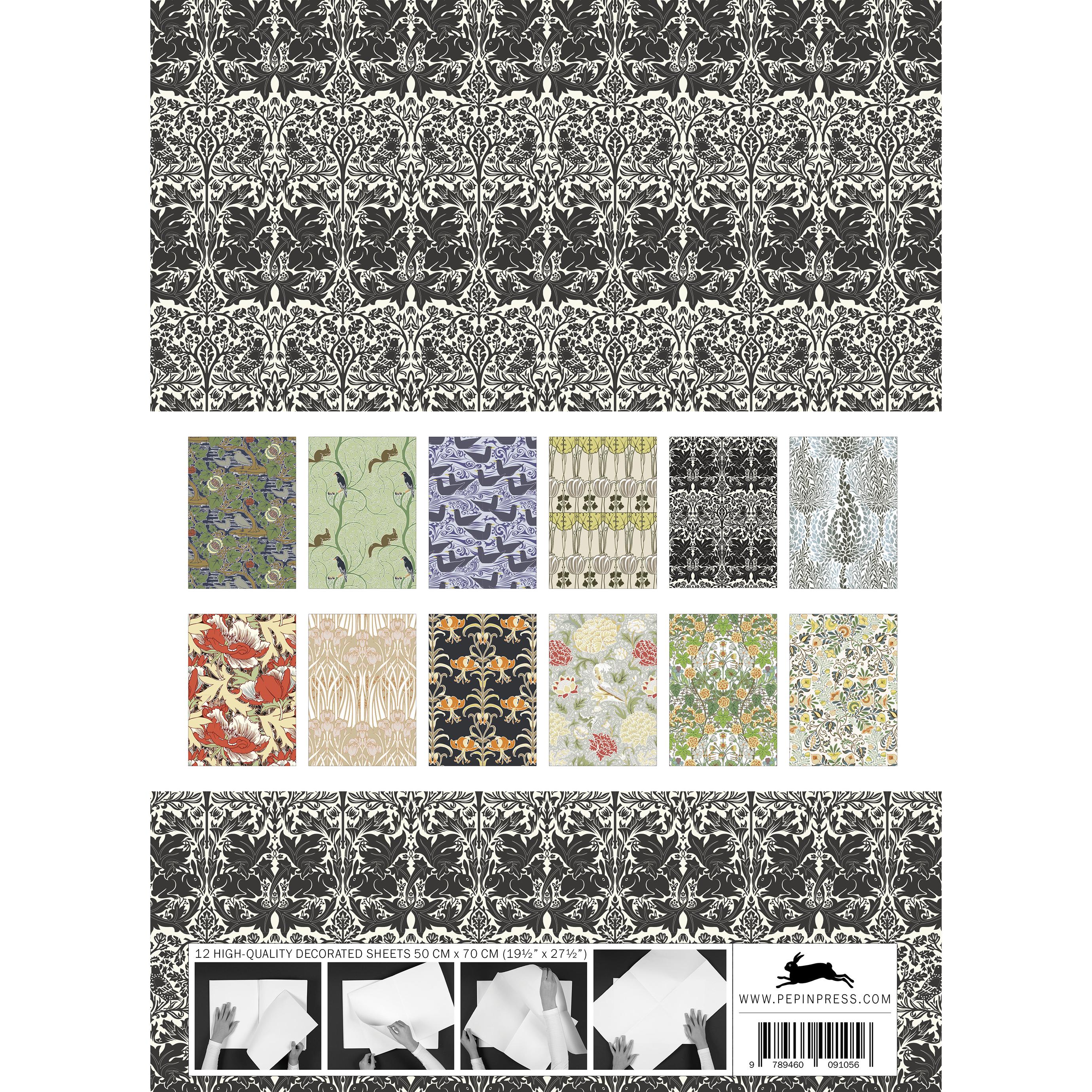 Thumbnail - The Pepin Press, Geschenkverpackung, Gift & Creative Paper ART & CRAFTS (Geschenkpapier, 12 x)