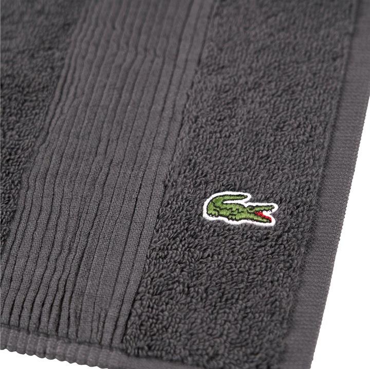 Produktbild Lacoste Handtuch L Lecroco 50 x 100 cm, Dunkelgrau
