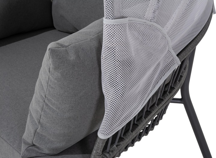 Actual product image Leco Sessel mit Fusshocker CLARA (102 cm)