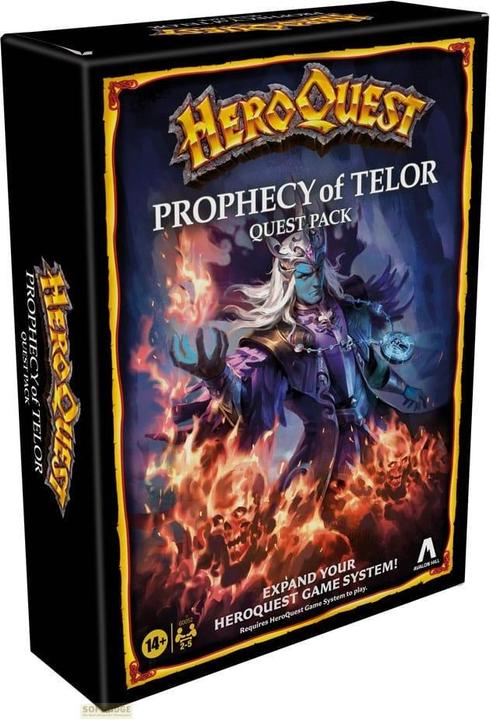Productafbeelding Hasbro HeroQuest bordspel uitbreiding Prophecy of Telor avonturenpakket *Engelse versie* (Engels, 2 - 5 Spelers)