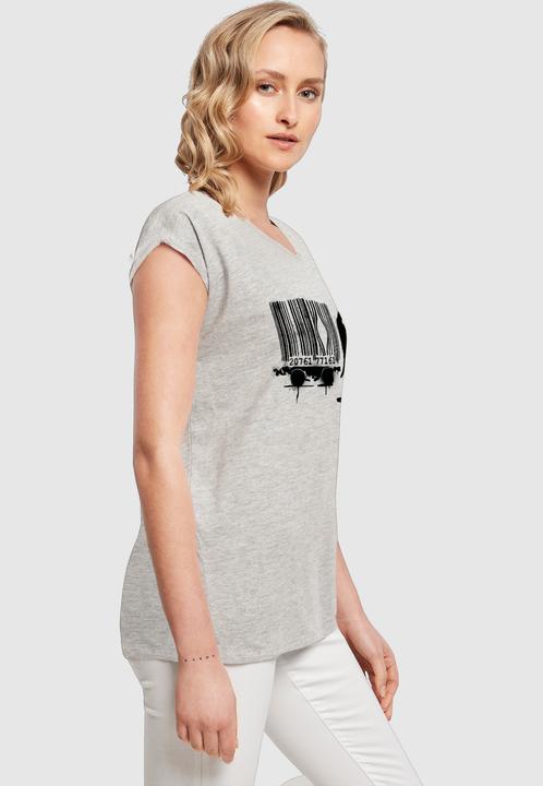 Produktbild Merchcode Ladies Brandalised - Barcode Leopard Circle T-Shirt - 189203 (L)