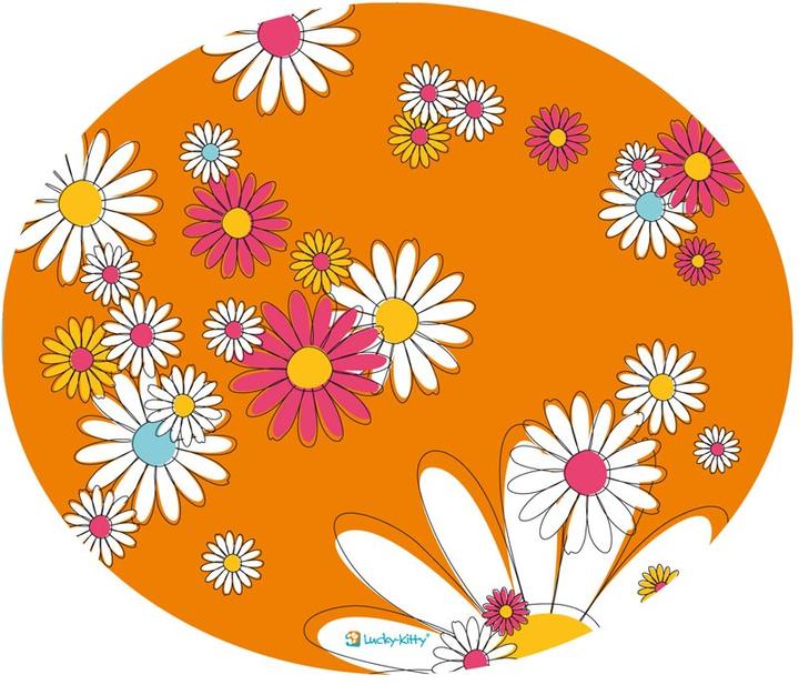 Produktbild Lucky Kitty Unterlegmatte orange 44x38cm