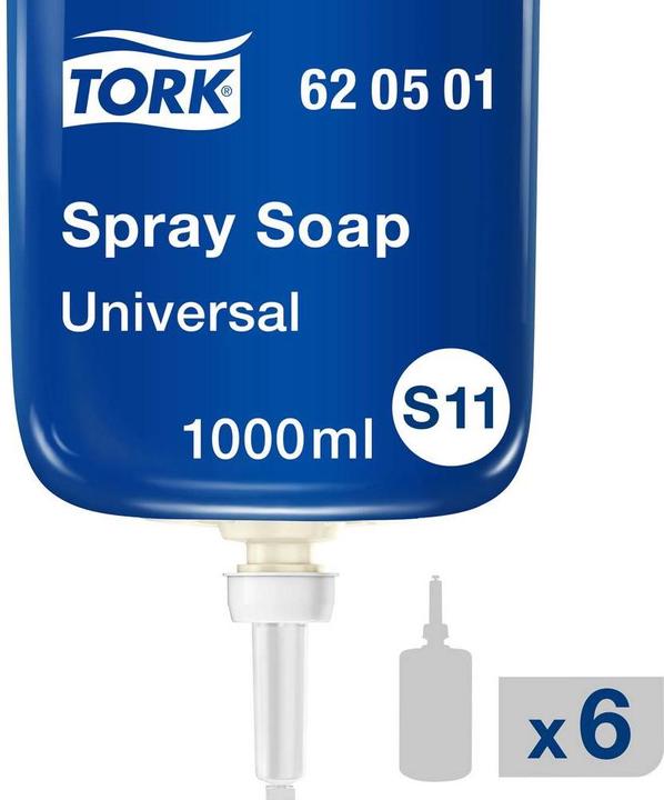 Actual product image Tork Spray soap, for S1/S11 soap dispenser, universal quality, perfumed, 1 x 1000 ml (Liquid soap, 1000 ml)