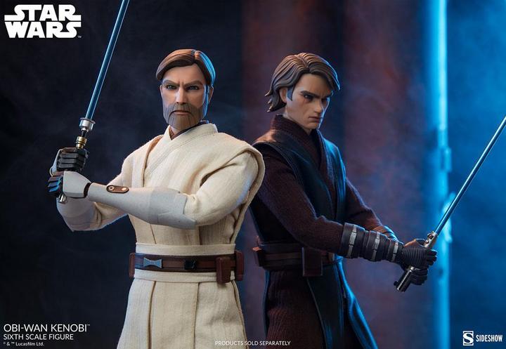 Immagine prodotto Sideshow Star Wars The Clone Wars Action Figure 1/6 Obi-Wan Kenobi