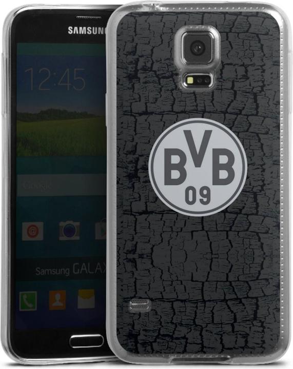 Produktbild DeinDesign Slim Case für Samsung Galaxy S5 Silikon Hülle Ultra Dünn Handyhülle BVB Borussia Dortmund Trikot (Samsung Galaxy S5)