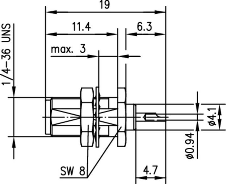 Actual product image Telegärtner SMA connector