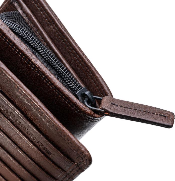 Actual product image Farmhood Memphis wallet RFID protection leather 19 cm