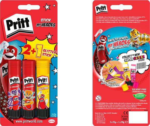 Actual product image Pritt Stick Edition MyHeroes 2017