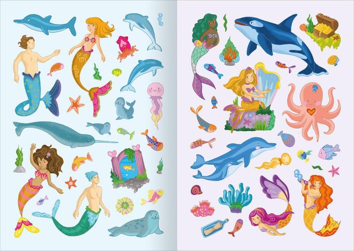Actual product image MINI-Stickerheft – Meerjungfrauen