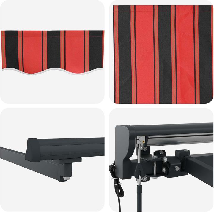 Produktbild vidaXL Elektrische ausziehbare Markise (2.50 m)