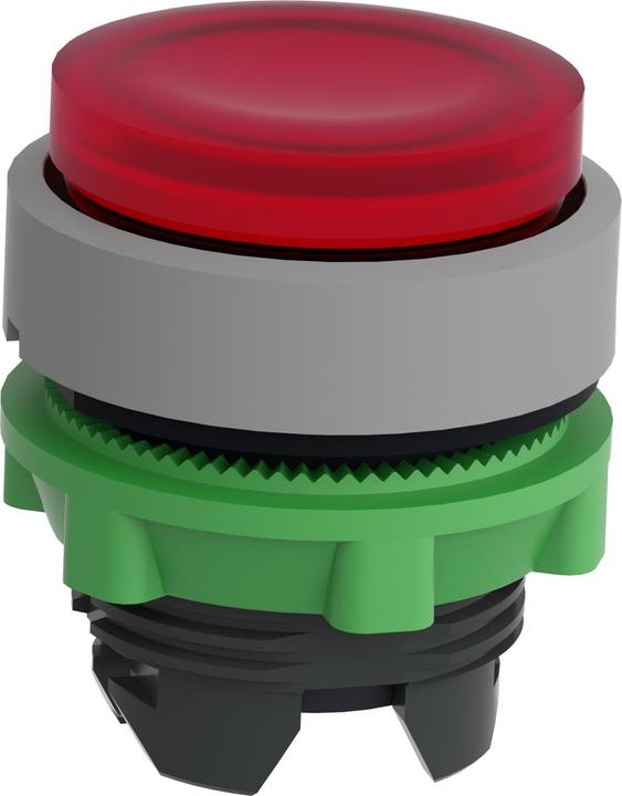 Image du produit Schneider Electric Bouton-poussoir lumineux, frontal, dépassant, ZB5AW143C0