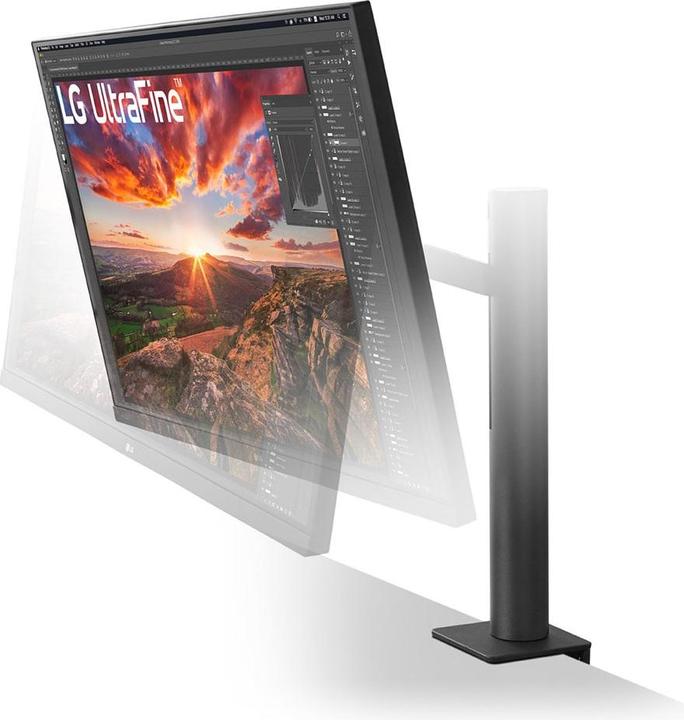 Produktbild LG 32UN880-B IPS Ergo Monitor DP 2xHDMI USB-C USB (3840 x 2160 Pixel, 31.50")
