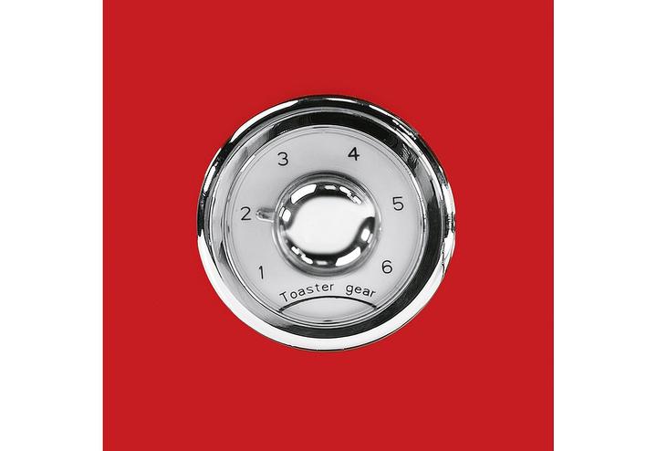 Actual product image Korona 2 slice toaster retro red 21668
