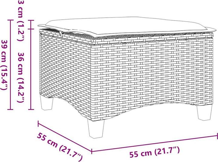 Image du produit vidaXL Gartenhocker