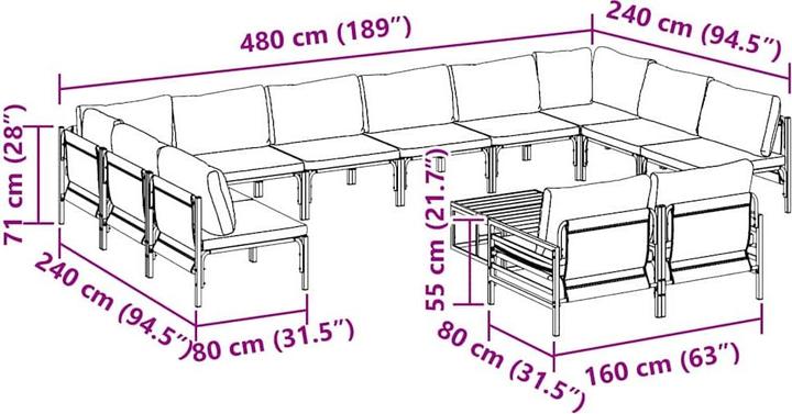 Produktbild vidaXL Milani