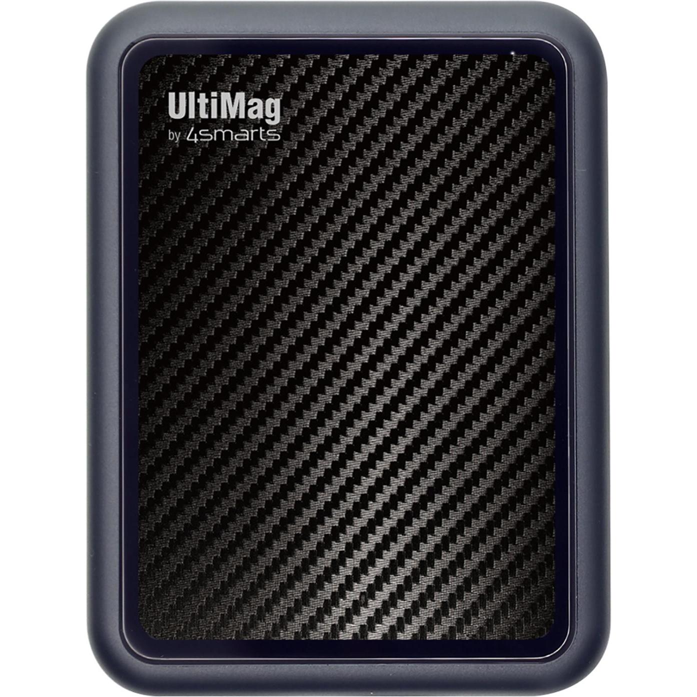4smarts UltiMag Lucid (5000 mAh, 18.50 W, 18.50 Wh), Powerbank, Schwarz