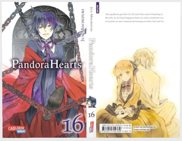Image du produit Pandora Hearts, Band 16 (Allemand, Jun Mochizuki, 2013)
