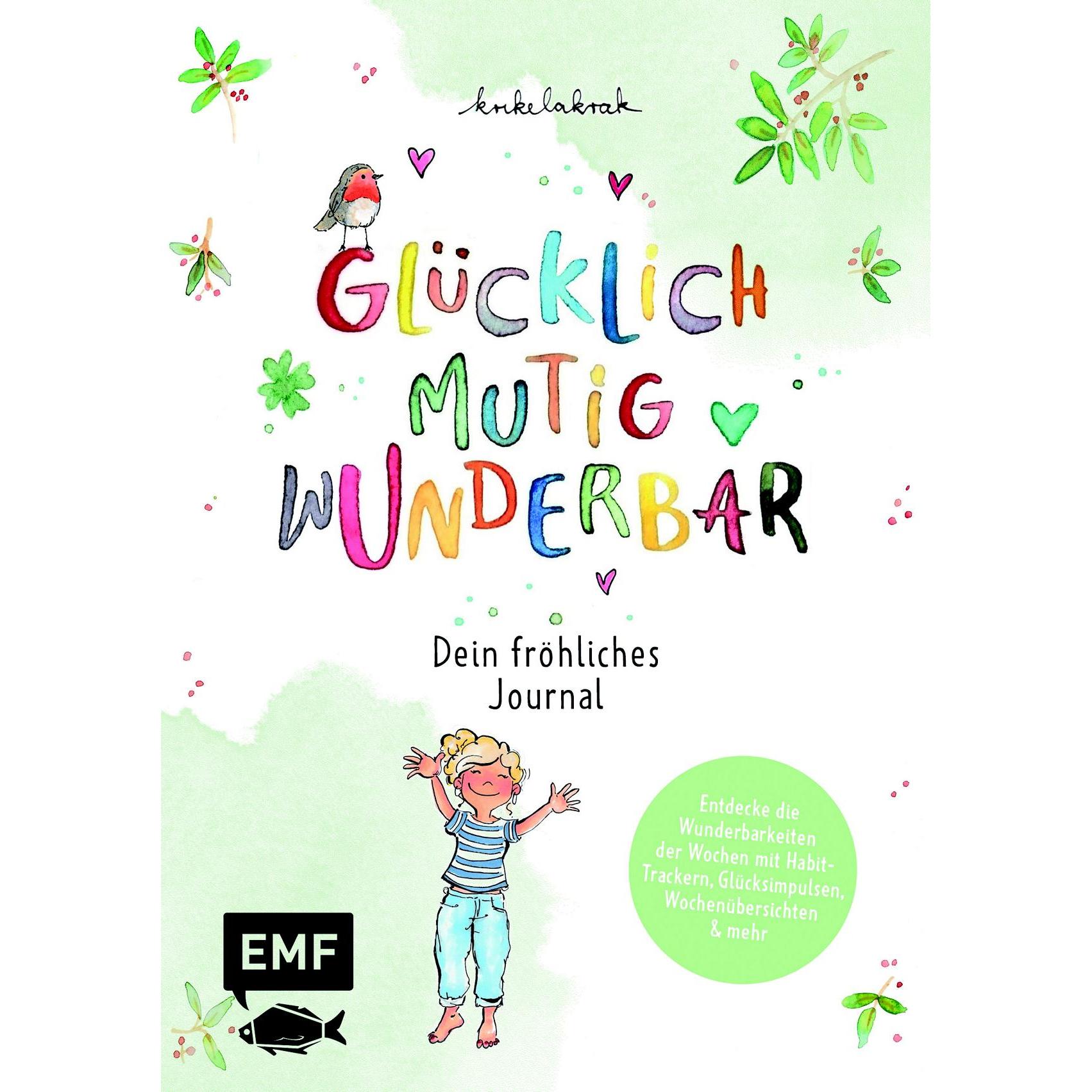Glücklich, mutig, wunderbar - Dein fröhliches Journal, Ratgeber von Nicki Pollmeier