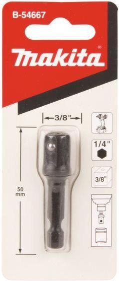 Actual product image Makita 3/8" Square Drive Socket Adaptor