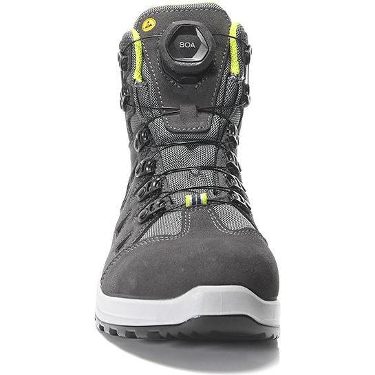 Thumbnail - Maddox, Sicherheitsschuhe, ELTEN Berufsstiefel RILEY XXF BOA GTX grey-lime Mid ESD O2 WR CI Gr. 43 (O2, 43)