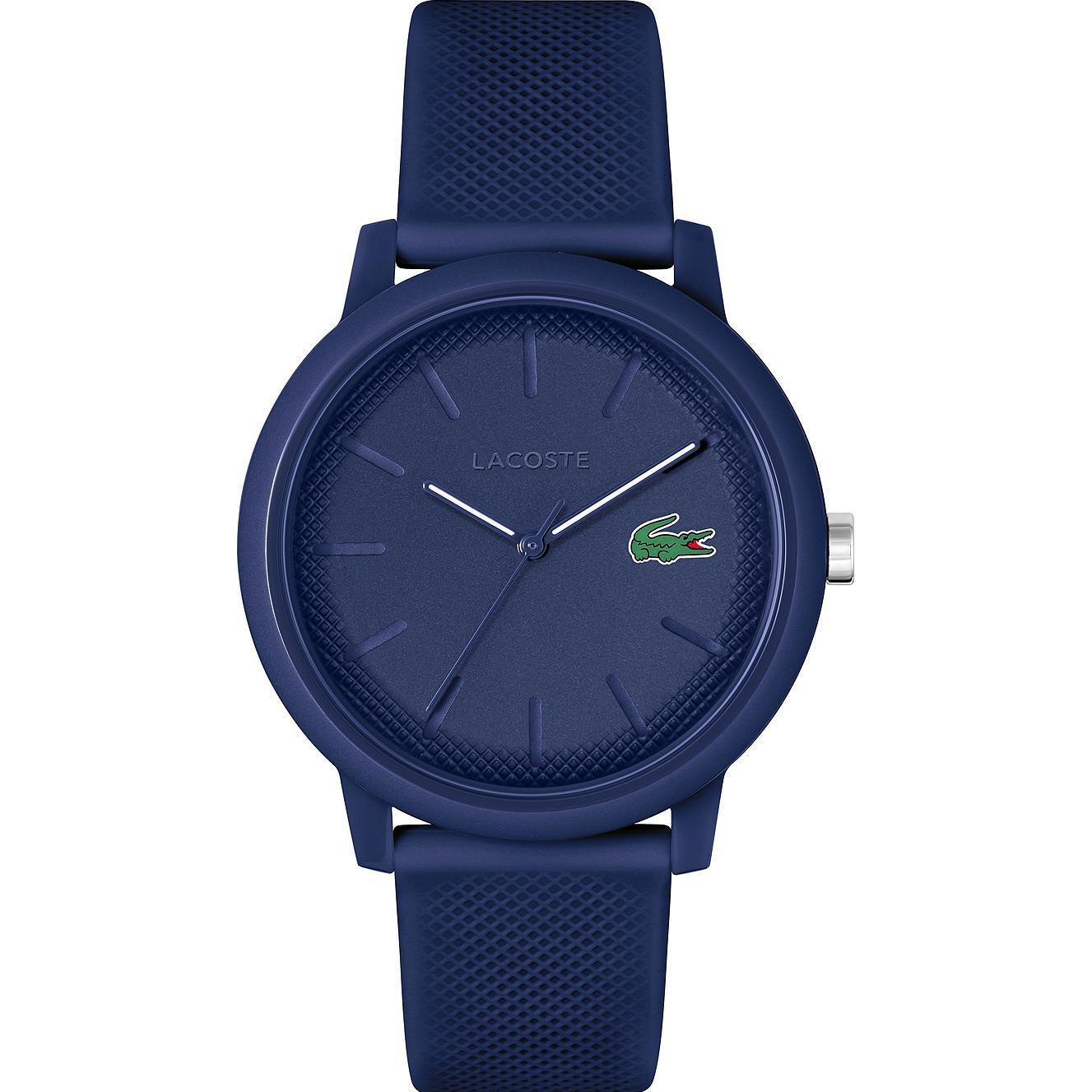 Lacoste, Armbanduhr, 12.12, Blau, (Analoguhr, 42 mm)