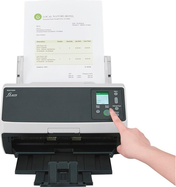 Actual product image RICOH Document scanner fi-8170 (RJ45, USB)