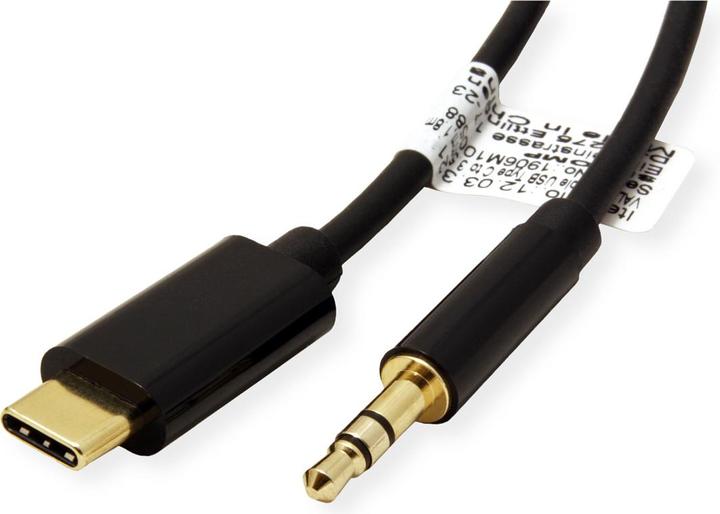 Actual product image Roline USB-C - 3.5mm Audio (1.80 m, USB)