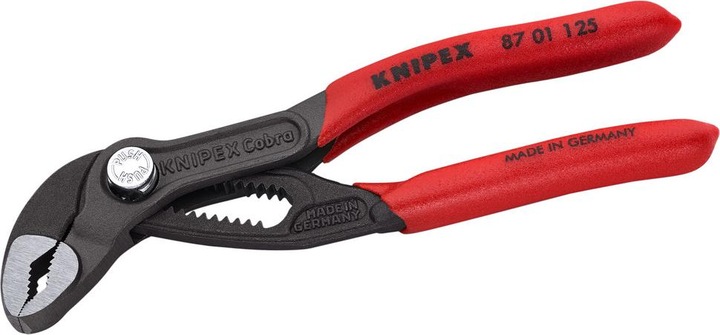Immagine prodotto Knipex Cobra Pinza regolabile di nuova generazione per tubi e dadi 87 01 125 (125 mm)
