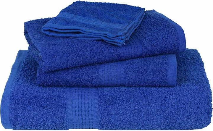 Produktbild VidaXL Handtücher 4 Stk. Blau 50x100 cm 360 g/m² 100% Baumwolle Badetuch (50 x 100 cm)