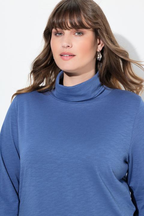 Produktbild Ulla Popken Shirt, Rollkragen, Slim, Langarm (60)