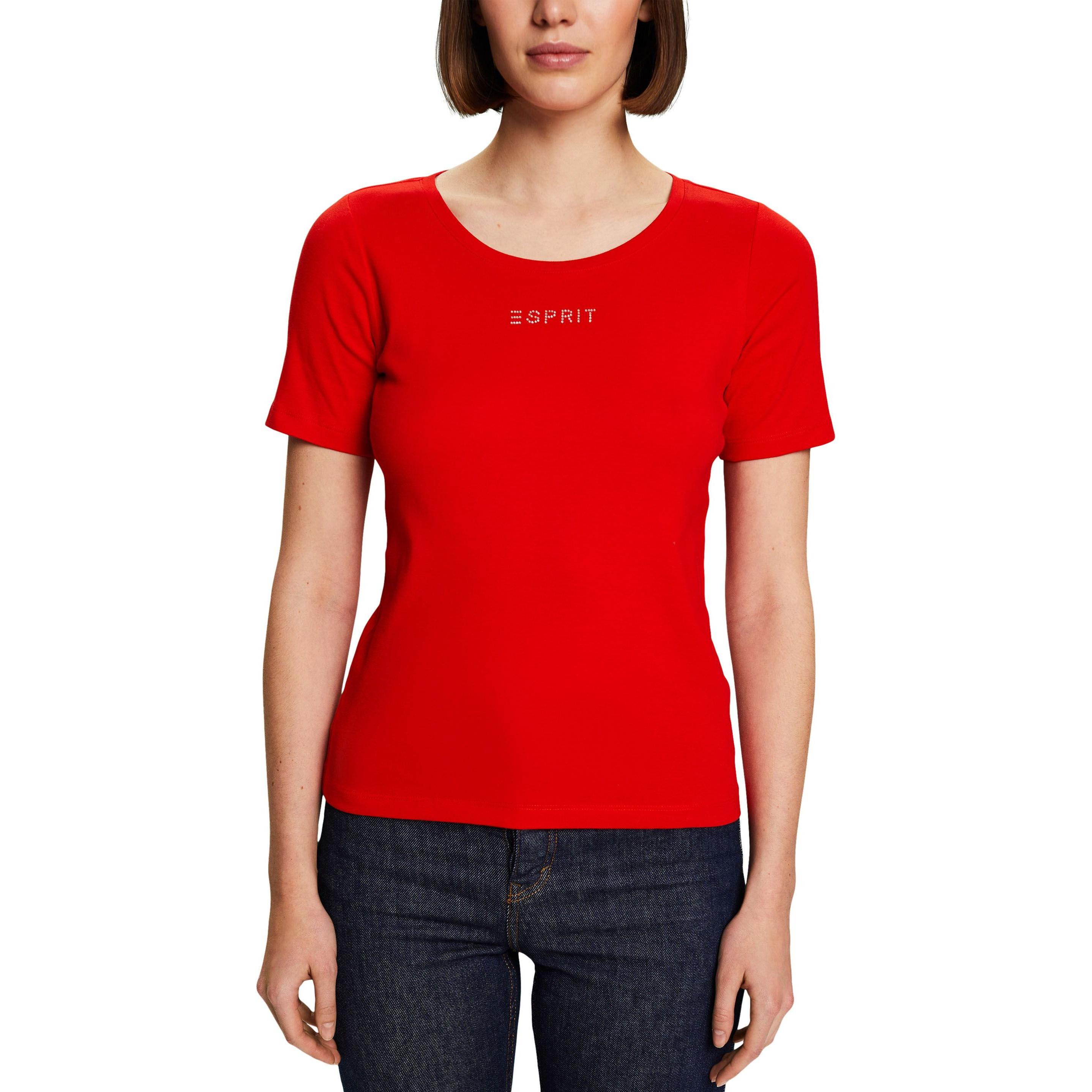 Thumbnail - Esprit, Damen, Shirt, t-hirt eprit, Rot, (S)
