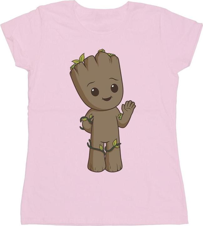 Actual product image Womens/Ladies I Am Groot Cute Groot Cotton T-Shirt (M)