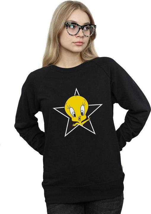 Actual product image Looney Tunes Womens/Ladies Tweety Pie Star Sweatshirt (S)