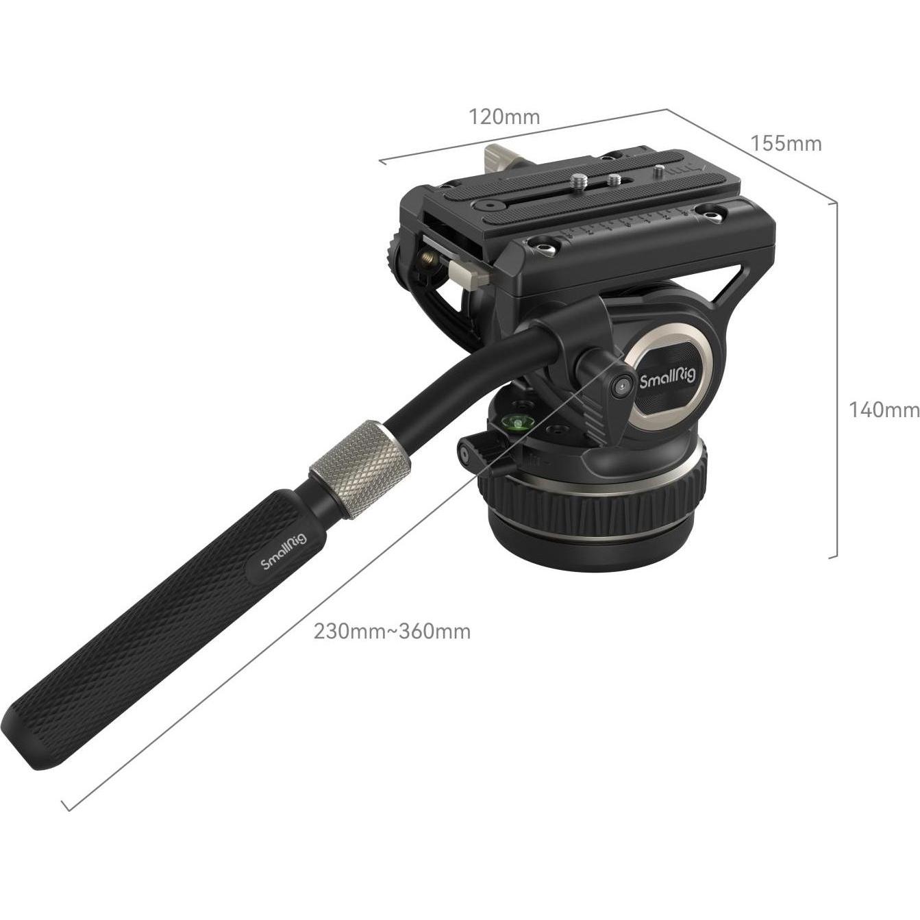 SmallRig DH10 (Videokopf), Stativkopf