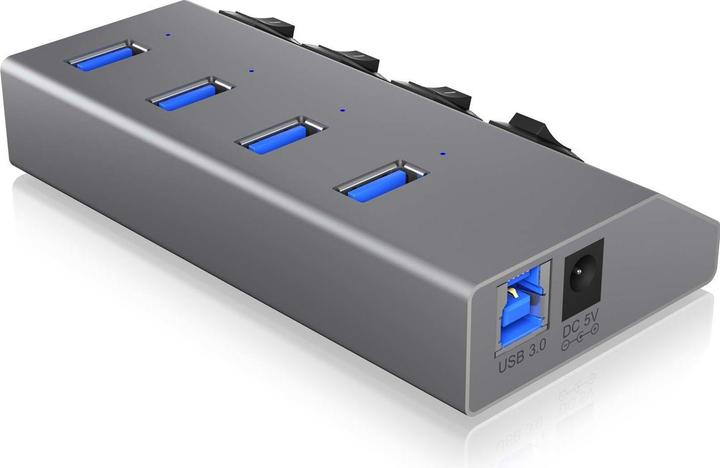 Produktbild Icy Box IB-HUB1405 (USB-B, 4 Ports)